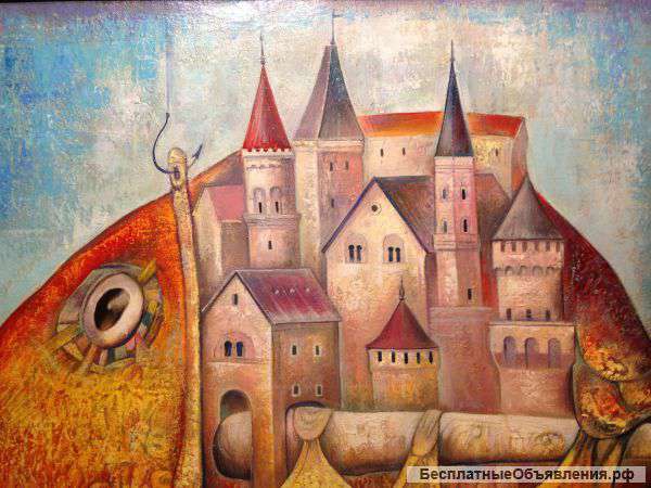 Картина Рыба город.