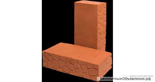 Кирпич полнотелый рядовой строительный красный