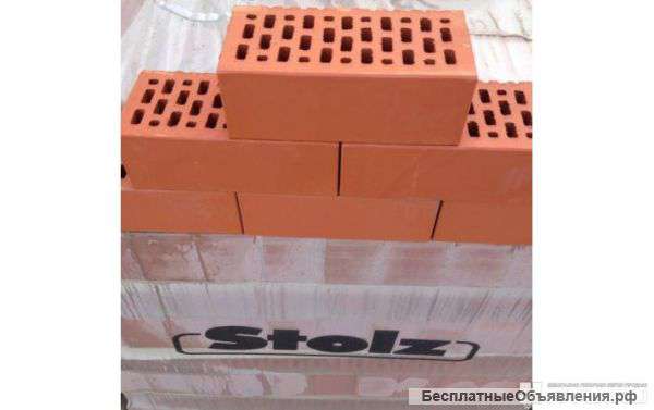 Кирпич лицевой утолщённый "Красный" STOLZ, Казань