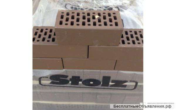 Кирпич лицевой утолщённый "Шоколад" STOLZ, Казань