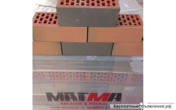 Кирпич лицевой утолщённый "Флеш-обжиг", Казань