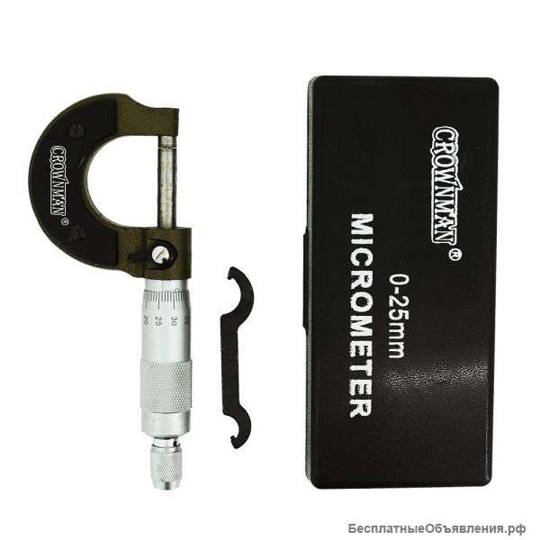 Микрометр CROWNMAN 0970025 0-25мм