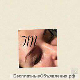 Бровки в ручной технике (микроблейдинг)