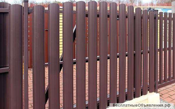 Заборы из штакетника