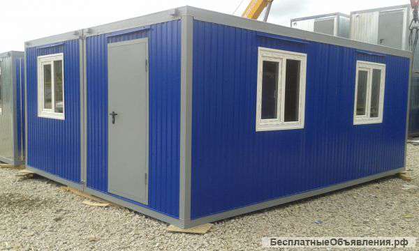 Модульные бытовки 4,8х6 вагончики 5х2,4