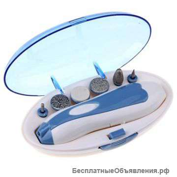 Машинка для маникюра с насадками 6 шт.