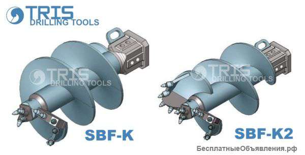 Шнек-буры ТРИС для Bauer, Delmag, Liebherr и др.