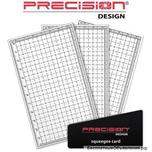 Защитная пленка для ЖК дисплеев 1.5"-5.0" Precision Design Universal LCD Screen Protectors