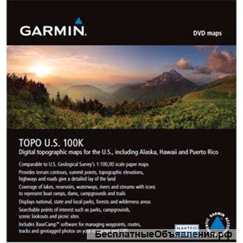 Garmin TOPO U.S. 100K MicroSD Card with SD Adapter (010-c1042-00)