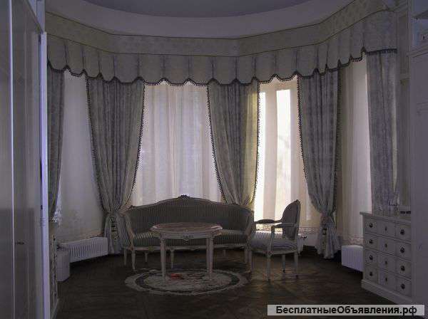 Пошив штор, ламбрикенов, покрывал, подушек, чехлов