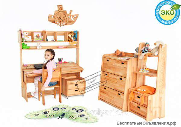 Комплект детской мебели "Буковка"+"Школярик"