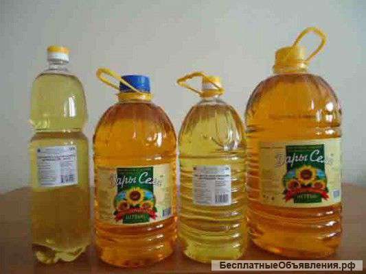 Масло подсолнечное рафинированное