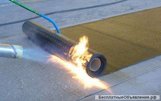 Наплавляемая кровля из рулонных материалов, мягкая кровля.