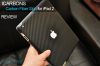 ICarbones наклейка на заднюю часть черная для iPad2/iPad3