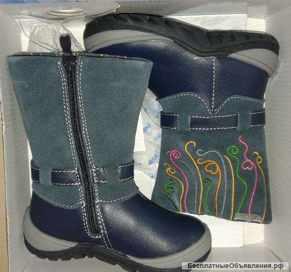 Сапоги зимние капика на девочку