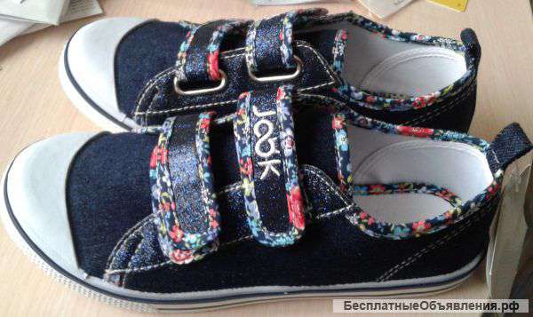 Джинсовые кеды для девочки