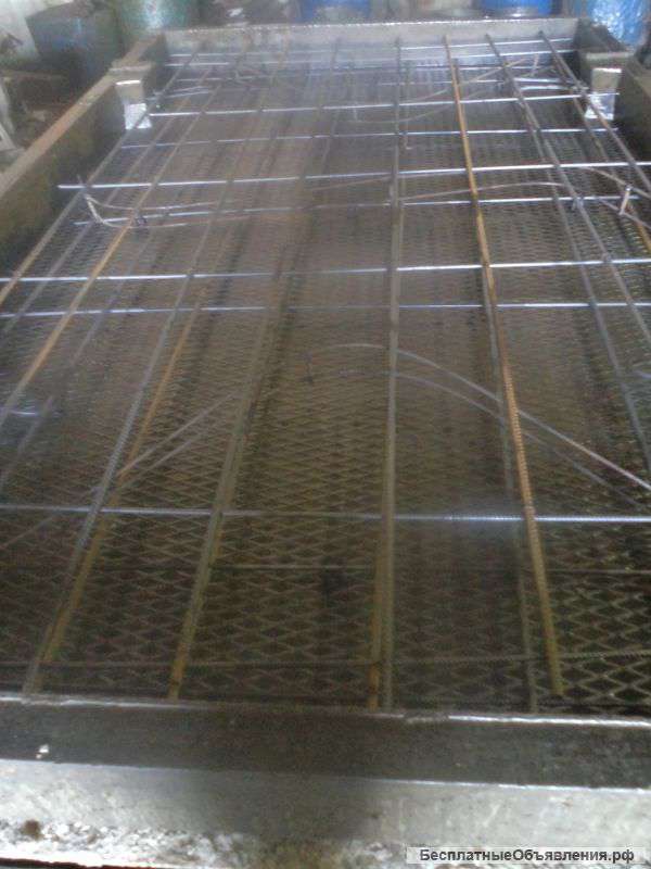 Форма для отливки дорожных плит