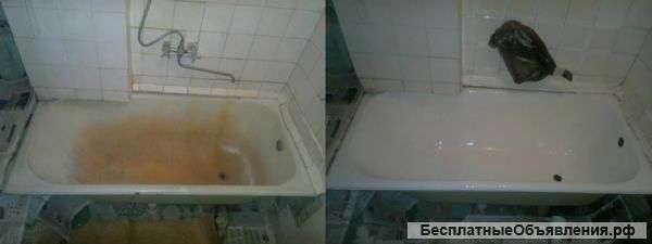 Реставрация ванн наливным акрилом