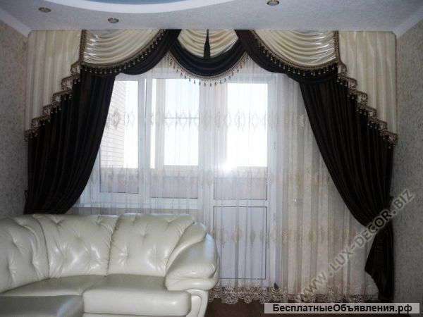 Текстильное оформление ресторанов, пошив штор