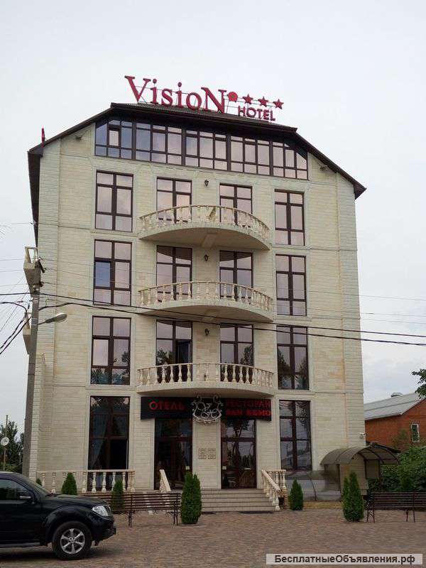 Действующая гостиница "Vision hotel", ЦМР, ул. Ставропольская/ Мачуги