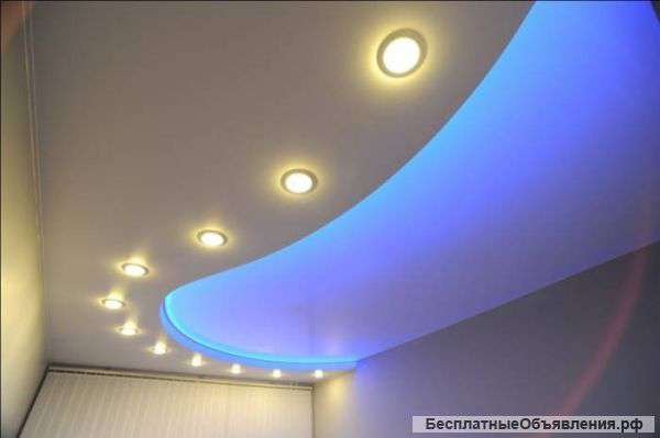 Натяжные потолки.Рассрочка до 5 мес.