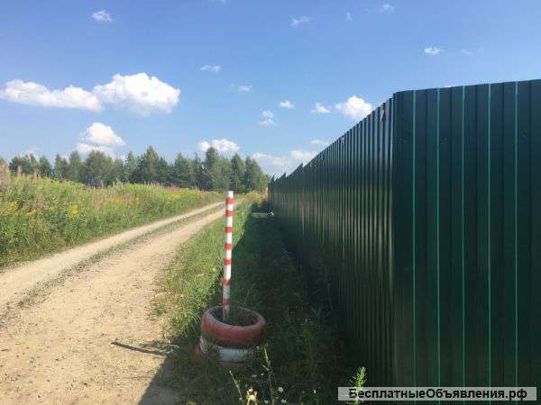 Участок 9 соток в ДНТ "Белоозерский"