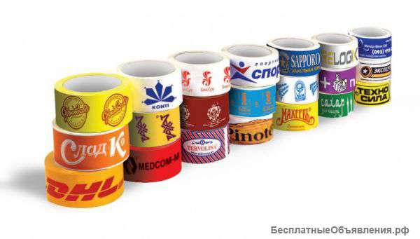 Скотч с логотипом
