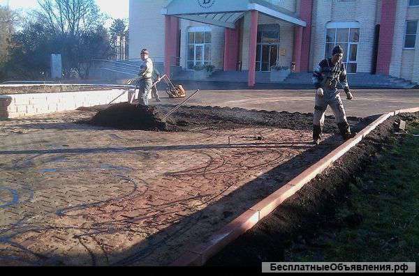 Укладка асфальта Благоустроство территорий