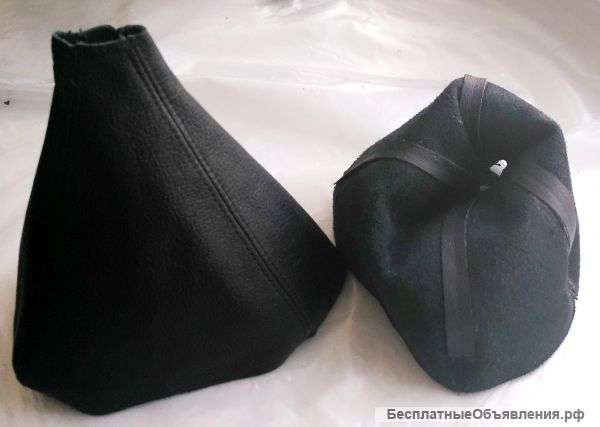 Чехол рукоятки кпп(мех) WV Passat/GOLF - натуральная кожa КРС