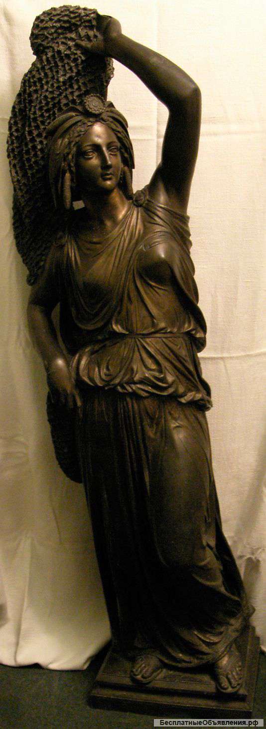 Скульптура. "Наяда-Нимфа, порождение Геи". Франция. 19-й век.