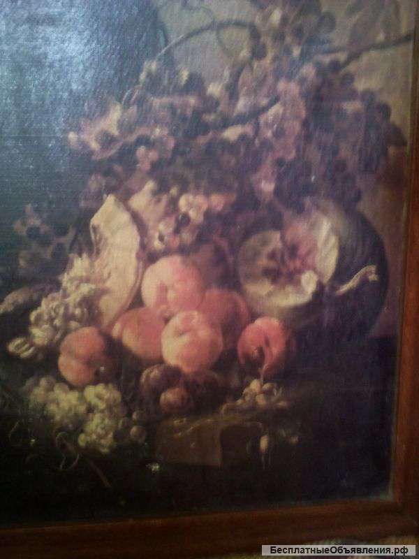 Картину Ян Франс Ван Сон натюрморт с персиками
