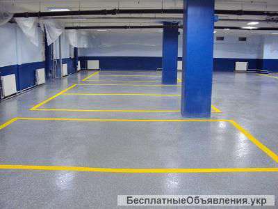 3д полы, промышленные полы, шлифовка, ремонт бетонных полов