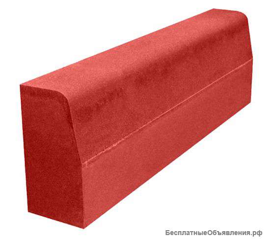 Бордюр красный