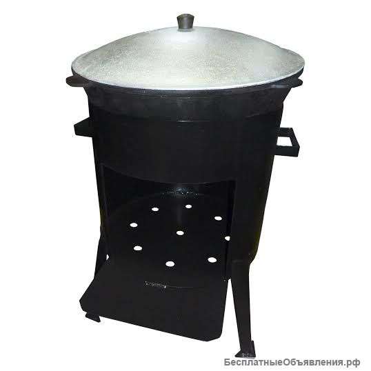Печь под казан металлическая