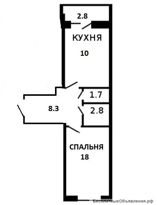 1-комнатная