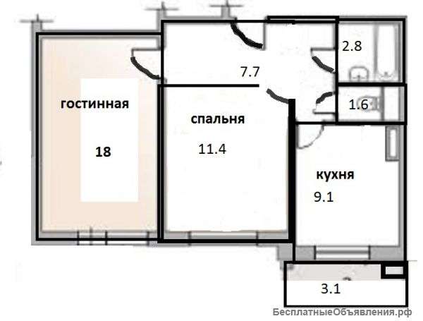 2-комнатная