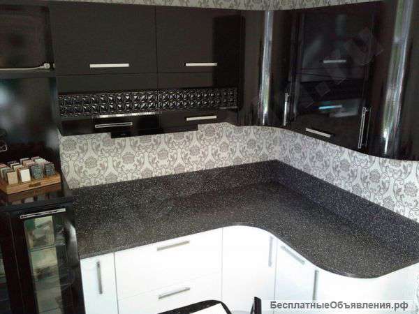 Светящаяся столешница из литьевого гранита Gralit