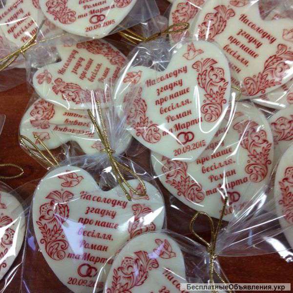Удивите своих гостей шоколадками с Вашими именами