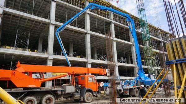 Аренду автобетононасоса. Продажа и доставка бетона по московской области.