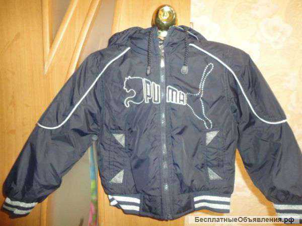 Курточка детская PUMA двухстаронняя новая на 2-4 года