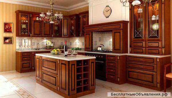 Шкафы, гардеробные, двери-купе, кухни от эконом до элитных