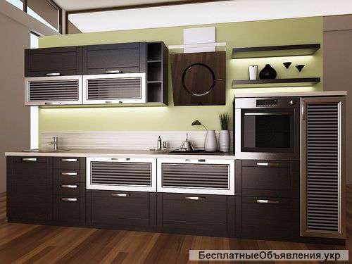 Кухня наборная в цвете "венге"