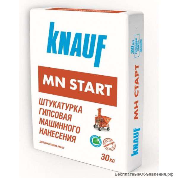 Штукатурка гипсовая машинного нанесения Knauf MH-Start 30кг
