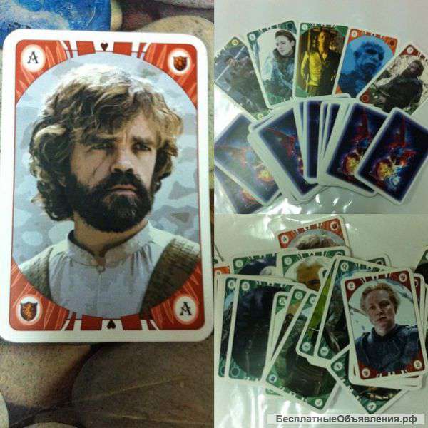 Покерные карты "Игра Престолов"