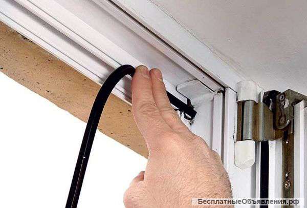 Замена уплотнителя на пластиковых окнах и дверях