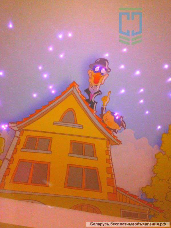 Звездное небо на натяжном потолке от фирмы