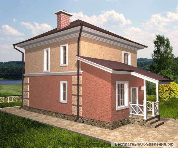 Дом из газобетона 2 этажа