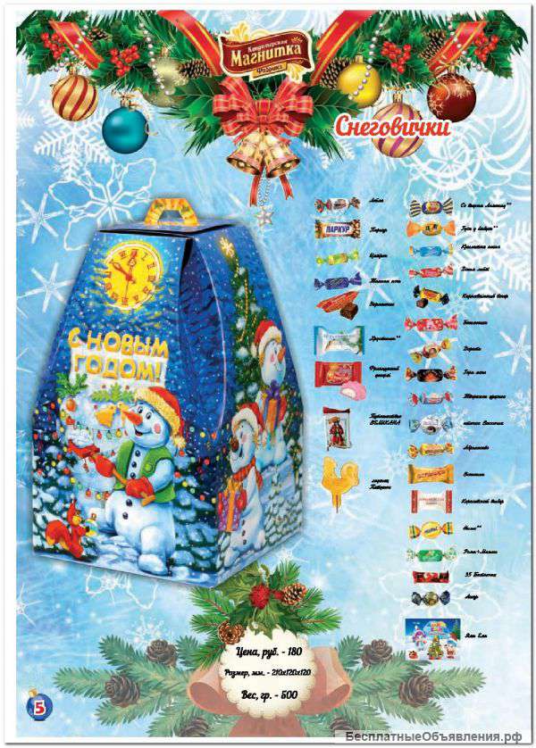 Новогодние подарки для детей ОПТ