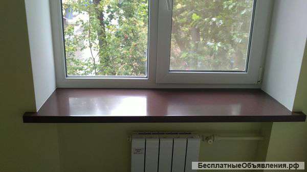 Подоконники из искусственного камня, кварца