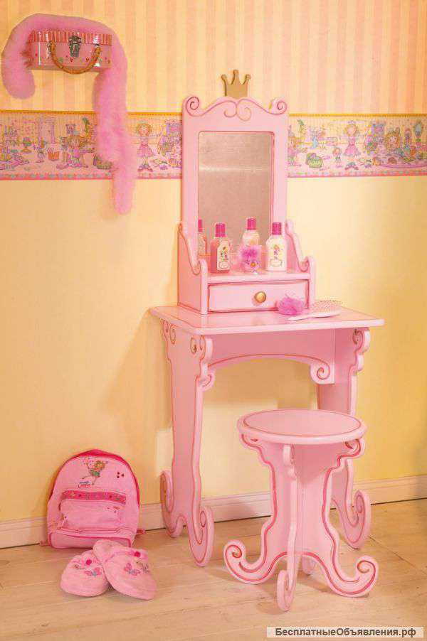 Макияжный столик prinzessin в кремовом цвете